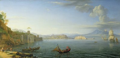 View of Naples, 1750 by Adrien Manglard